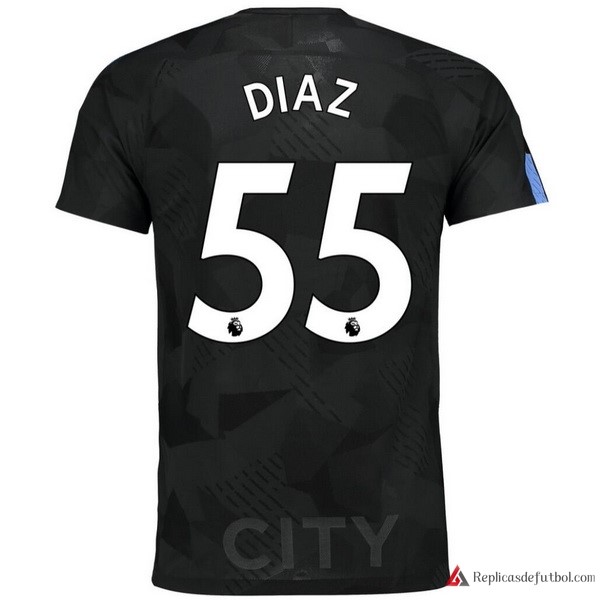 Camiseta Manchester City Tercera equipación Diaz 2017-2018